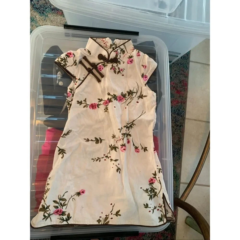 Cheongsam kid floral